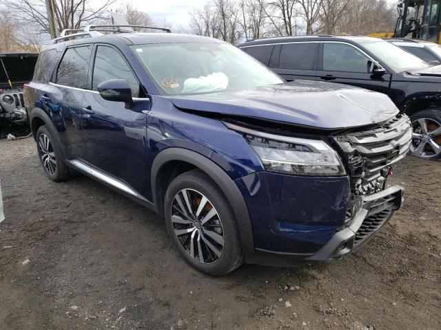 5N1DR3DH5PC209747 - 2023 NISSAN PATHFINDER PLATINUM BLUE photo 4