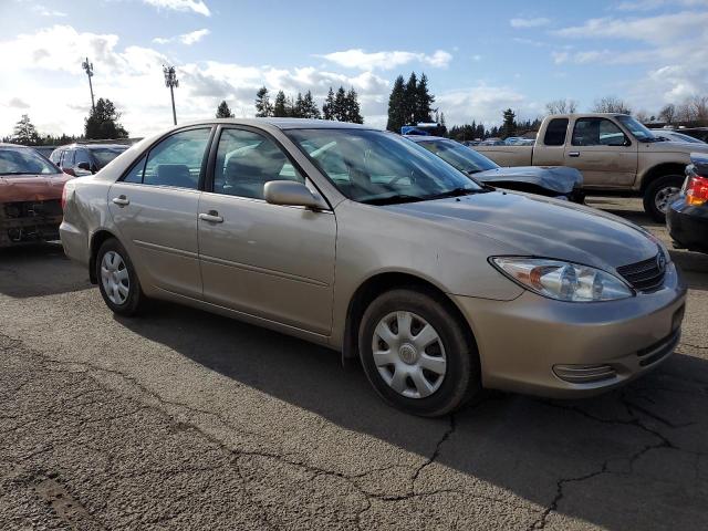 JTDBE32K420028607 - 2002 TOYOTA CAMRY LE GOLD photo 4