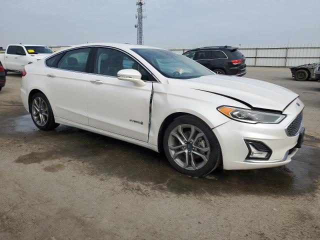 3FA6P0RU9KR179109 - 2019 FORD FUSION TITANIUM WHITE photo 4