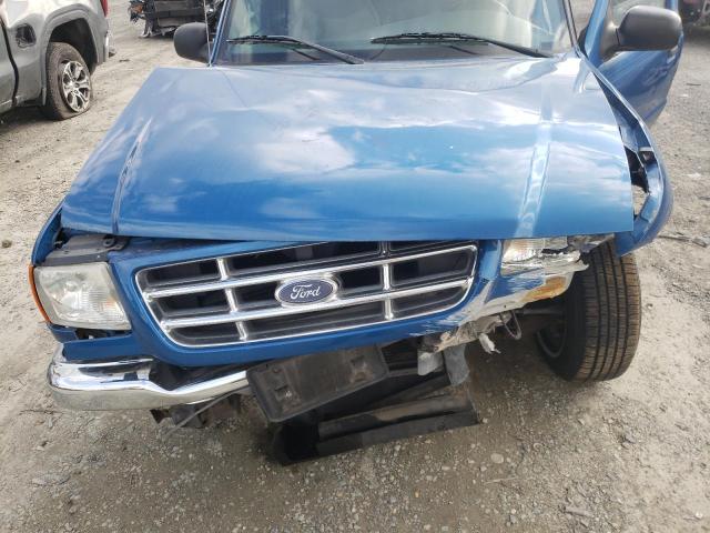 1FTYR44E62PA25534 - 2002 FORD RANGER SUPER CAB BLUE photo 11