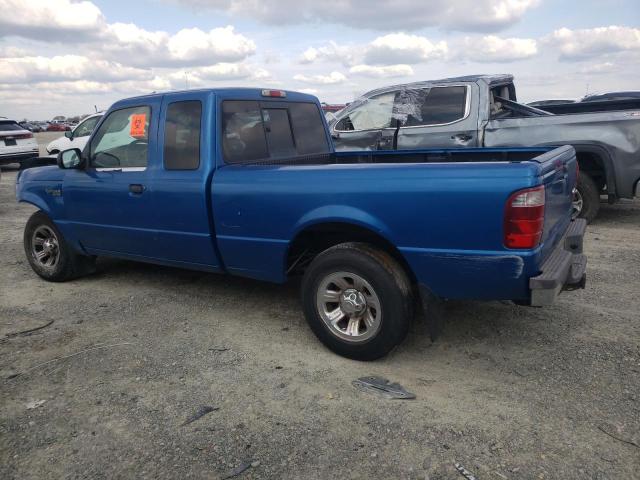 1FTYR44E62PA25534 - 2002 FORD RANGER SUPER CAB BLUE photo 2