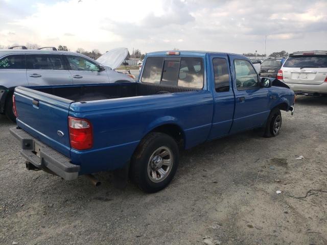 1FTYR44E62PA25534 - 2002 FORD RANGER SUPER CAB BLUE photo 3