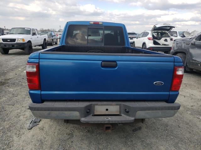 1FTYR44E62PA25534 - 2002 FORD RANGER SUPER CAB BLUE photo 6