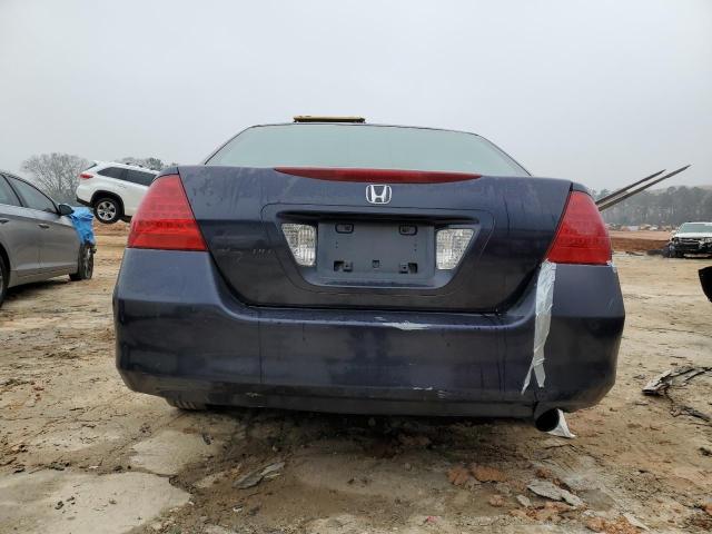 1HGCM56147A011751 - 2007 HONDA ACCORD VALUE BLUE photo 6