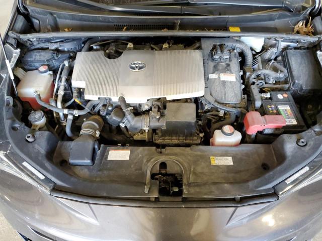 JTDKARFU5G3515444 - 2016 TOYOTA PRIUS GRAY photo 11