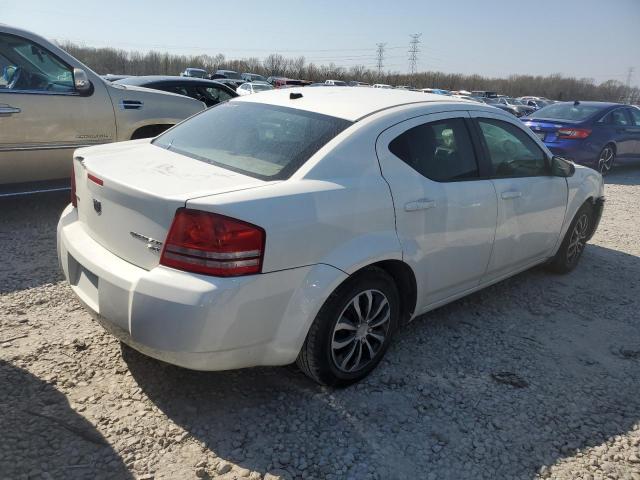 1B3CC4FB1AN121601 - 2010 DODGE AVENGER SXT WHITE photo 3