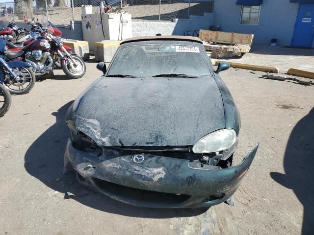JM1NB353010207414 - 2001 MAZDA MX-5 MIATA BASE GREEN photo 5