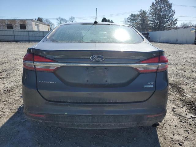 3FA6P0HD4JR207849 - 2018 FORD FUSION SE GRAY photo 6