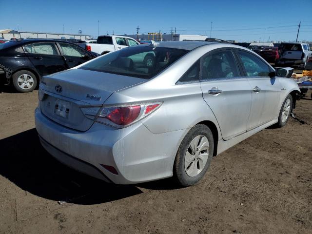 KMHEC4A46DA088909 - 2013 HYUNDAI SONATA HYB SILVER photo 3