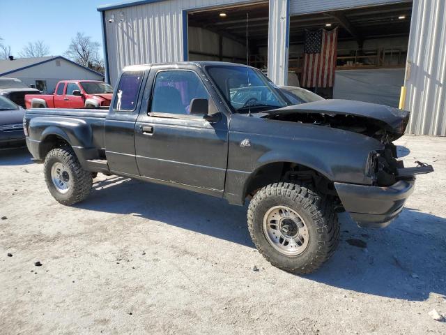 1FTCR15X3RPA27213 - 1994 FORD RANGER SUPER CAB BLACK photo 4