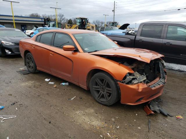 2B3CL3CG9BH605732 - 2011 DODGE CHARGER ORANGE photo 4