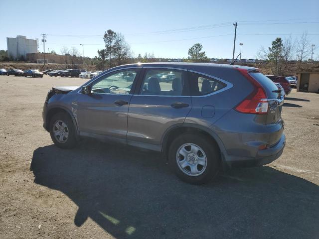 2HKRM3H36FH544509 - 2015 HONDA CR-V LX GRAY photo 2