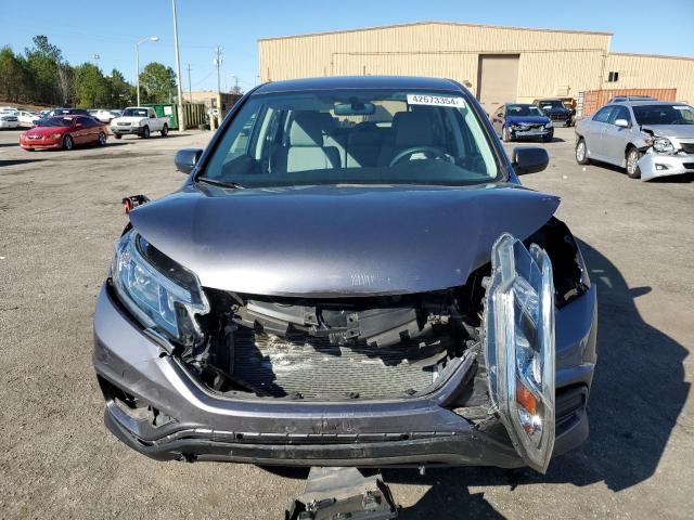 2HKRM3H36FH544509 - 2015 HONDA CR-V LX GRAY photo 5