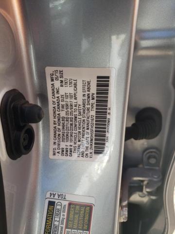 2HKRM3H55FH531672 - 2015 HONDA CR-V EX SILVER photo 13