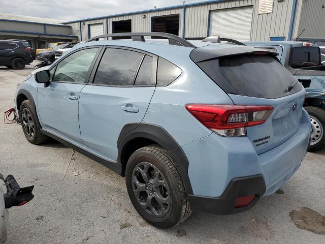 JF2GTHSCXNH224429 - 2022 SUBARU CROSSTREK SPORT BLUE photo 2