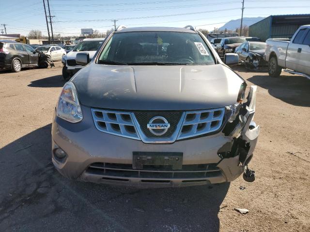 JN8AS5MV9DW638675 - 2013 NISSAN ROGUE S GRAY photo 5