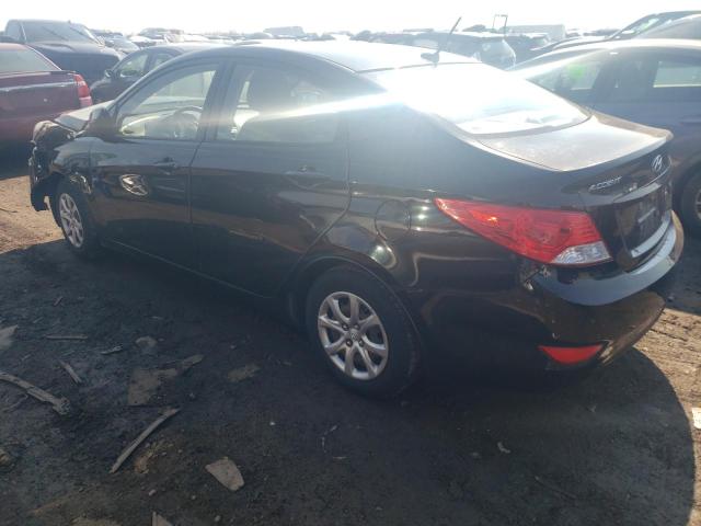 KMHCT4AE7DU472292 - 2013 HYUNDAI ACCENT GLS BLACK photo 2