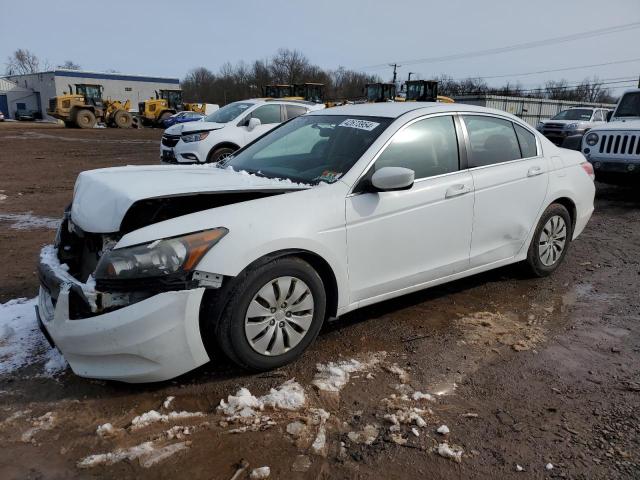 1HGCP2F33BA147711 - 2011 HONDA ACCORD LX WHITE photo 1