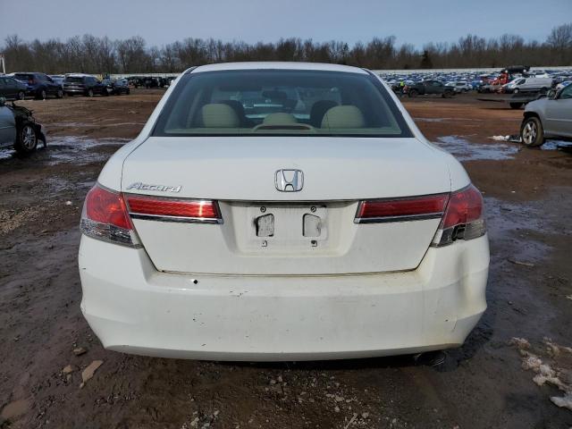 1HGCP2F33BA147711 - 2011 HONDA ACCORD LX WHITE photo 6