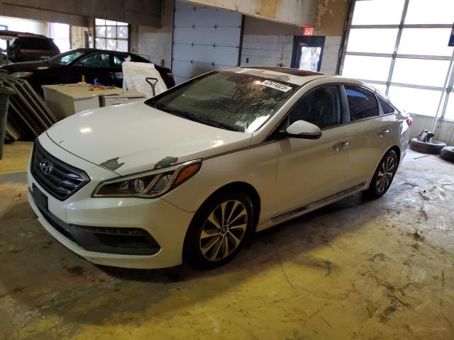 5NPE34AF0GH393003 - 2016 HYUNDAI SONATA SPORT WHITE photo 1