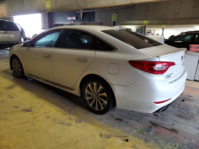 5NPE34AF0GH393003 - 2016 HYUNDAI SONATA SPORT WHITE photo 2