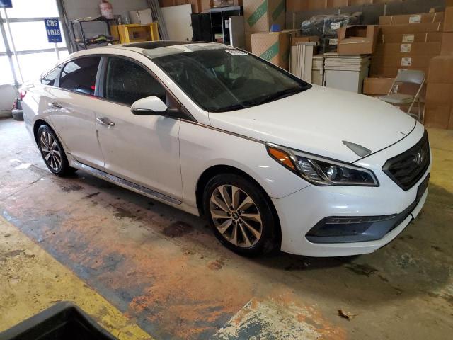 5NPE34AF0GH393003 - 2016 HYUNDAI SONATA SPORT WHITE photo 4