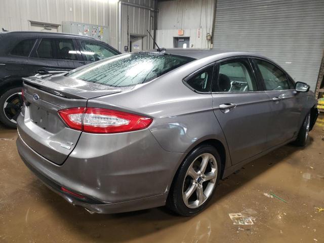 3FA6P0HR5DR147273 - 2013 FORD FUSION SE GRAY photo 3