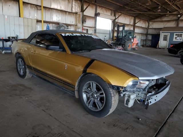 1ZVBP8EN5A5127707 - 2010 FORD MUSTANG GOLD photo 4