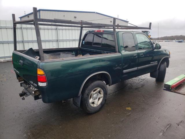 5TBBT44134S448142 - 2004 TOYOTA TUNDRA ACCESS CAB SR5 GREEN photo 3