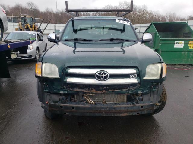 5TBBT44134S448142 - 2004 TOYOTA TUNDRA ACCESS CAB SR5 GREEN photo 5