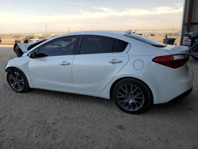 KNAFZ4A85G5505036 - 2016 KIA FORTE EX WHITE photo 2