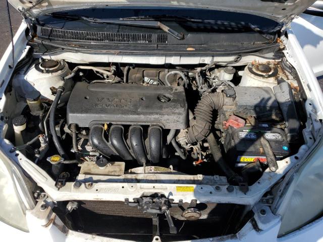 2T1KR32E38C704235 - 2008 TOYOTA COROLLA MA XR WHITE photo 11