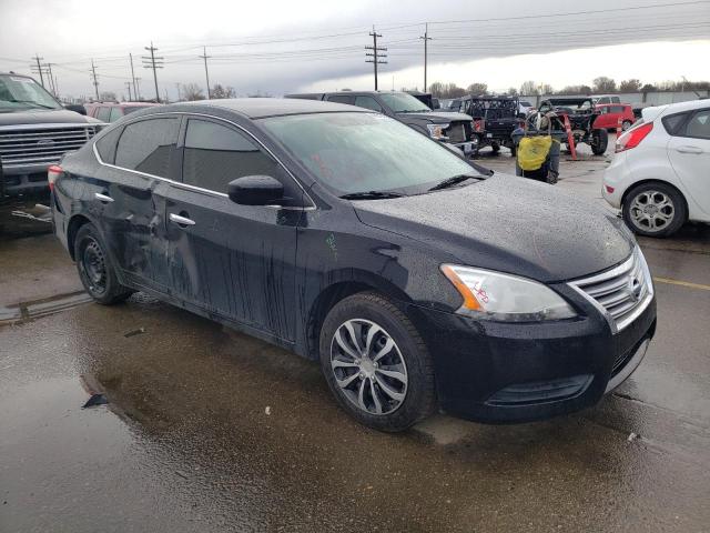 3N1AB7AP2EL657317 - 2014 NISSAN SENTRA S BLACK photo 4