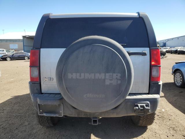 5GTDN13E578252797 - 2007 HUMMER H3 SILVER photo 6