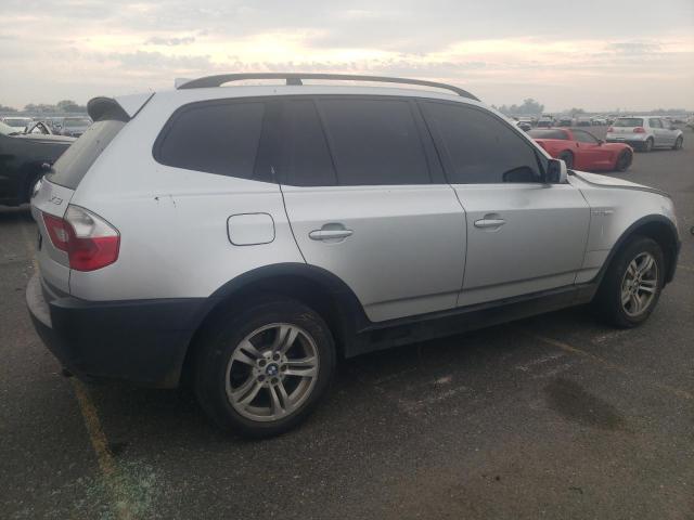 WBXPA93434WD00266 - 2004 BMW X3 3.0I SILVER photo 3