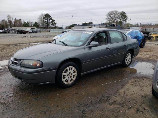 2G1WF52E949350147 - 2004 CHEVROLET IMPALA GRAY photo 1