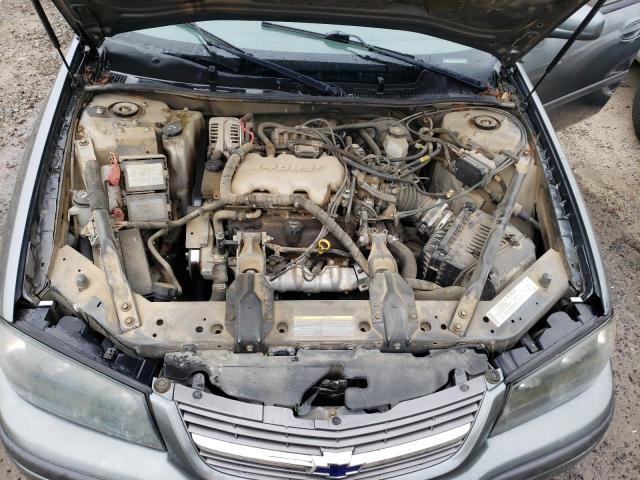 2G1WF52E949350147 - 2004 CHEVROLET IMPALA GRAY photo 11