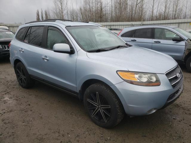 5NMSH73E07H111451 - 2007 HYUNDAI SANTA FE SE BLUE photo 4