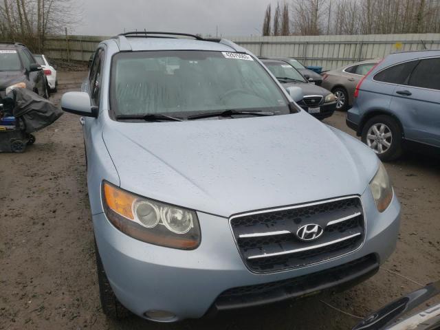 5NMSH73E07H111451 - 2007 HYUNDAI SANTA FE SE BLUE photo 5