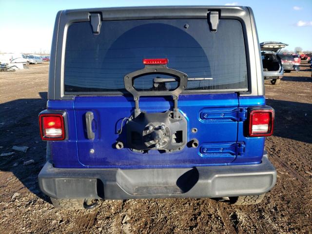 1C4HJXDN5KW645855 - 2019 JEEP WRANGLER U SPORT BLUE photo 6