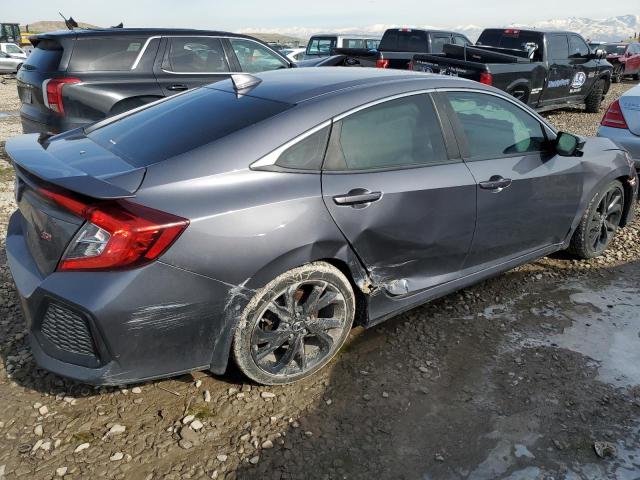 2HGFC1E55JH710117 - 2018 HONDA CIVIC SI GRAY photo 3