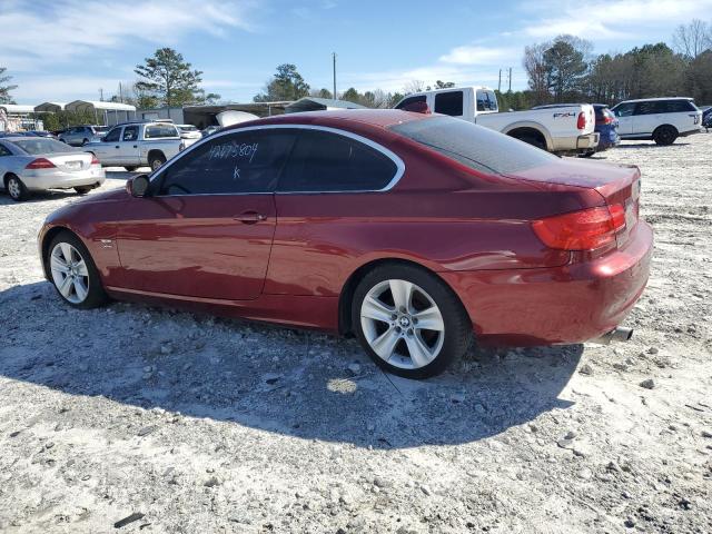 WBAKF5C57BE586890 - 2011 BMW 328 XI SULEV BURGUNDY photo 2