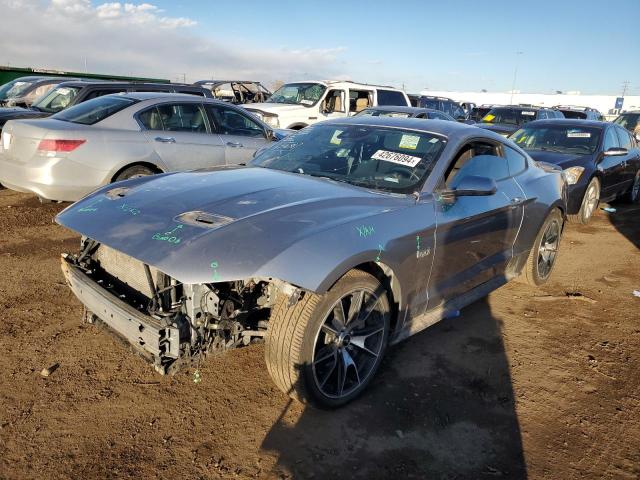 1FA6P8TD9M5110269 - 2021 FORD MUSTANG SILVER photo 1