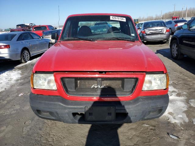 1FTYR14D72PA58676 - 2002 FORD RANGER SUPER CAB RED photo 5