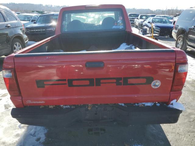 1FTYR14D72PA58676 - 2002 FORD RANGER SUPER CAB RED photo 6