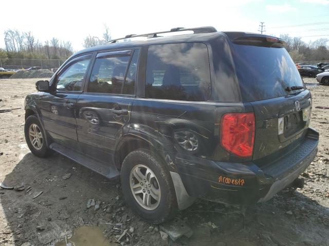 2HKYF18444H609440 - 2004 HONDA PILOT EX BLUE photo 2