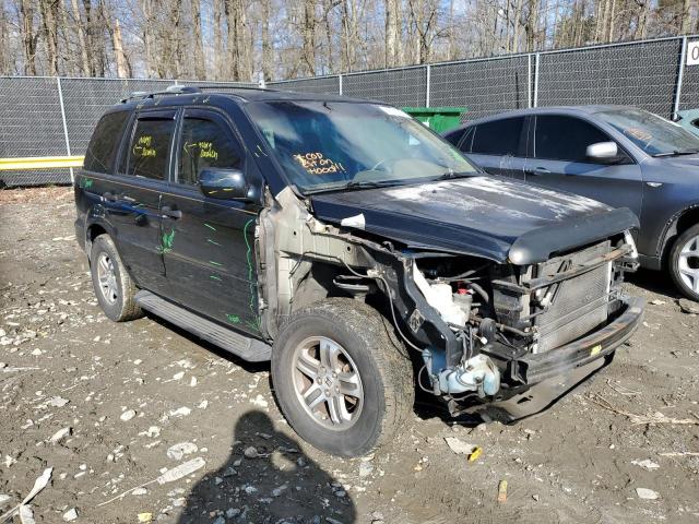 2HKYF18444H609440 - 2004 HONDA PILOT EX BLUE photo 4