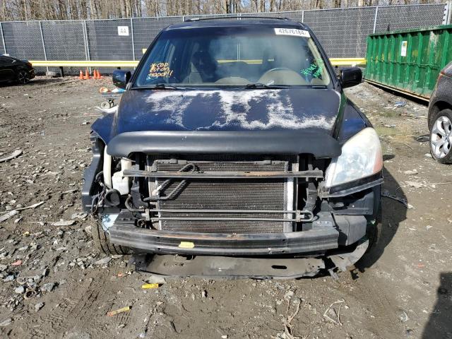 2HKYF18444H609440 - 2004 HONDA PILOT EX BLUE photo 5