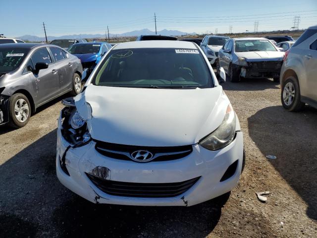 5NPDH4AE0DH176826 - 2013 HYUNDAI ELANTRA GLS WHITE photo 5