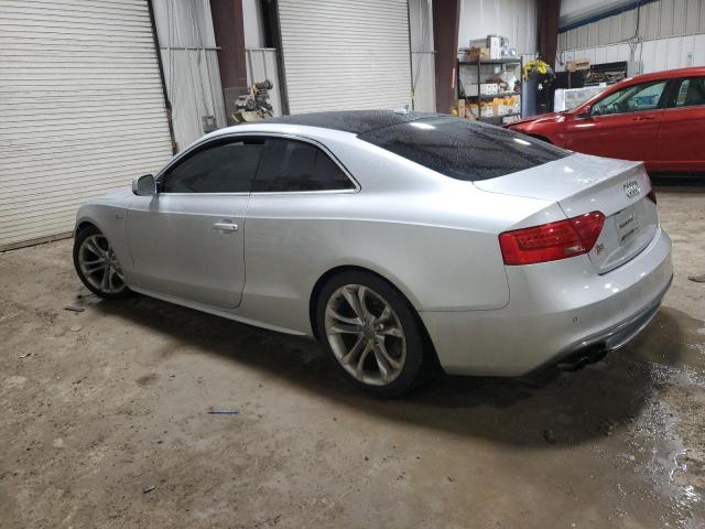 WAUGGAFR8DA073362 - 2013 AUDI S5 PREMIUM PLUS SILVER photo 2